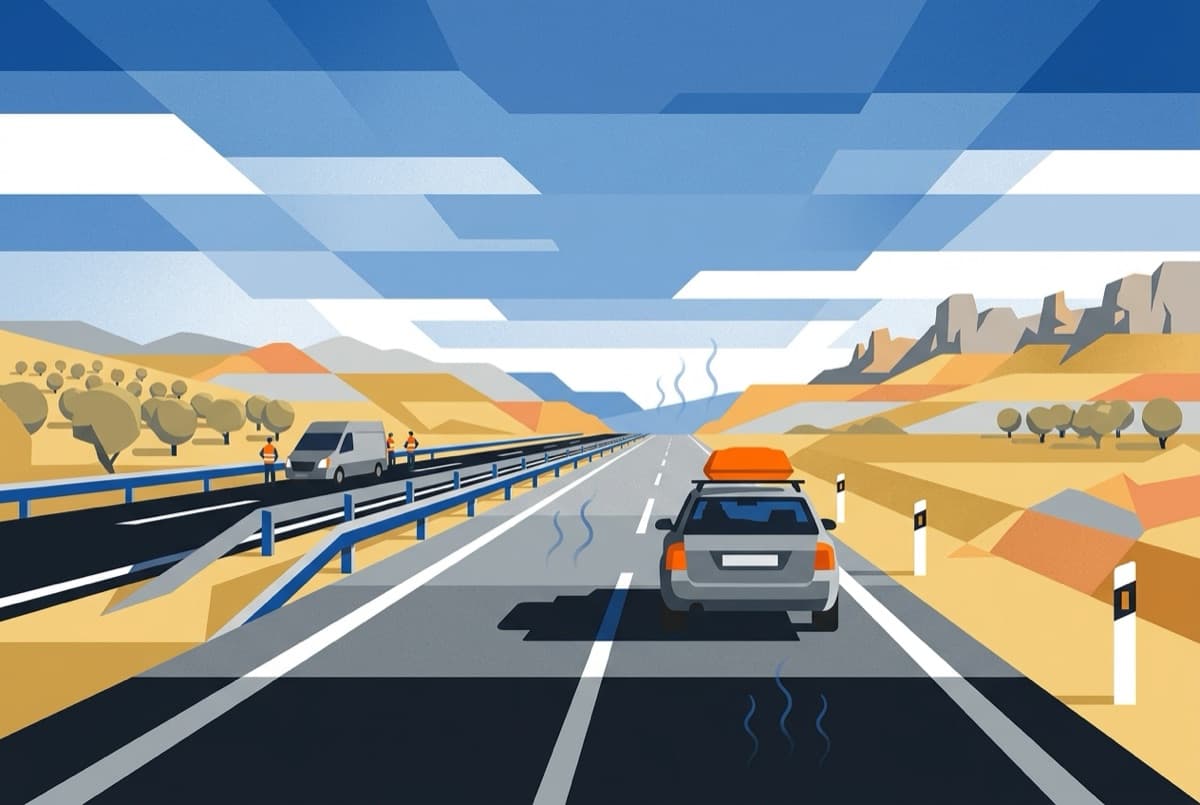 Pechhulp voor Spanje, illustratie